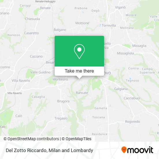 Del Zotto Riccardo map