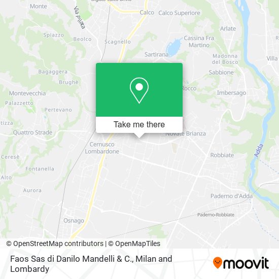 Faos Sas di Danilo Mandelli & C. map