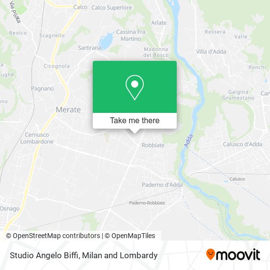 Studio Angelo Biffi map