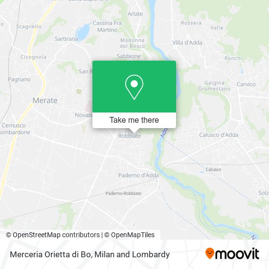 Merceria Orietta di Bo map
