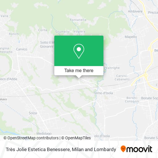 Très Jolie Estetica Benessere map
