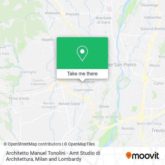 Architetto Manuel Tonolini - Amt Studio di Architettura map