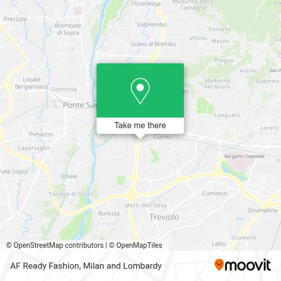 AF Ready Fashion map