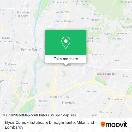 Elysir Curno - Estetica & Dimagrimento map