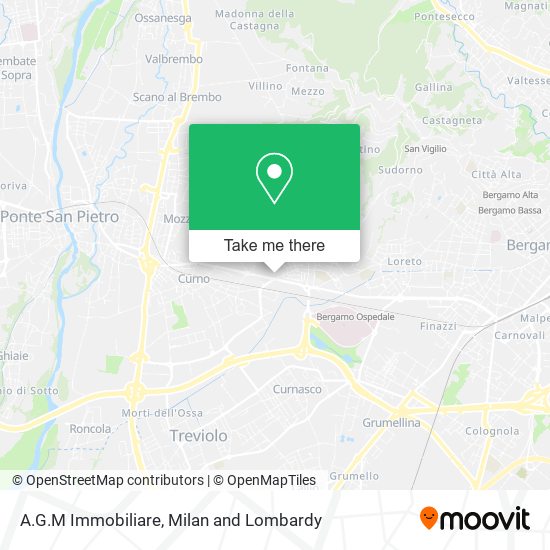 A.G.M Immobiliare map