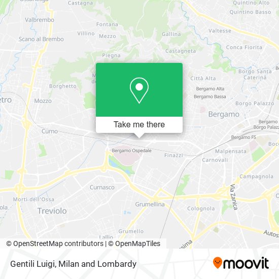 Gentili Luigi map