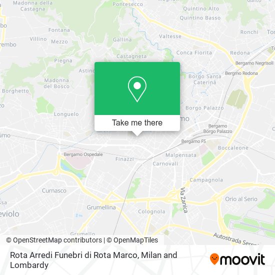 Rota Arredi Funebri di Rota Marco map