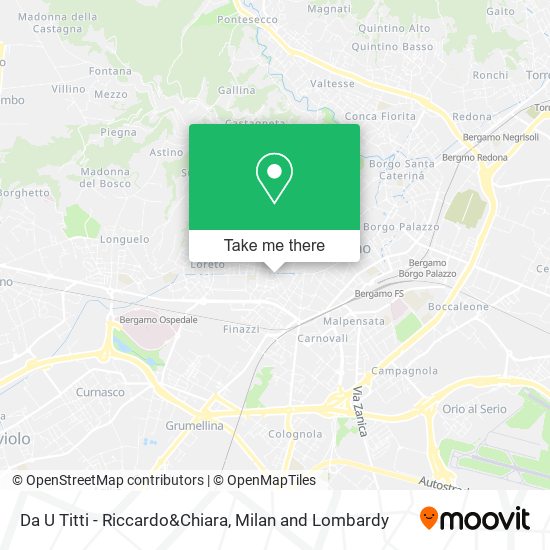 Da U Titti - Riccardo&Chiara map