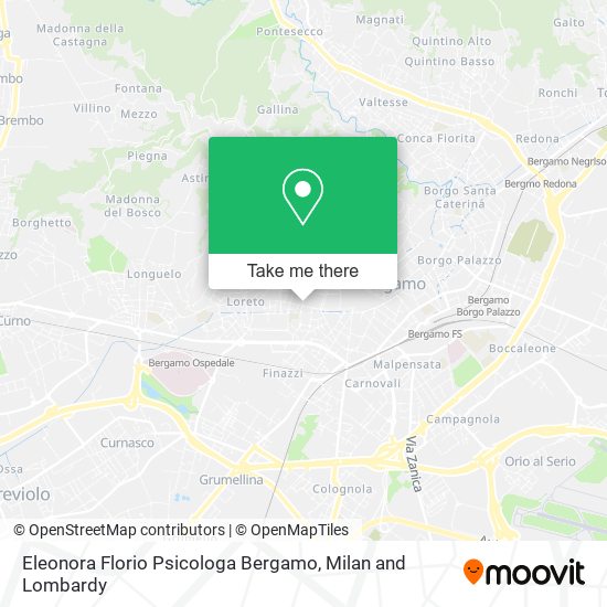 Eleonora Florio Psicologa Bergamo map
