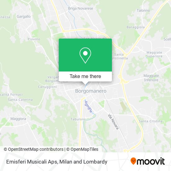 Emisferi Musicali Aps map