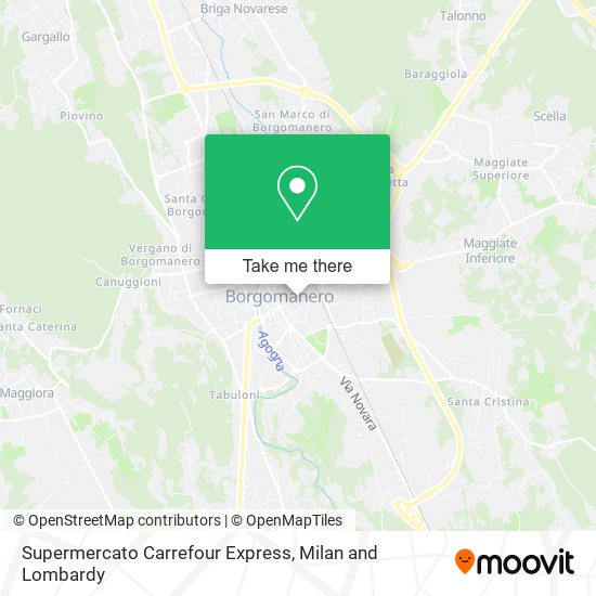 Supermercato Carrefour Express map