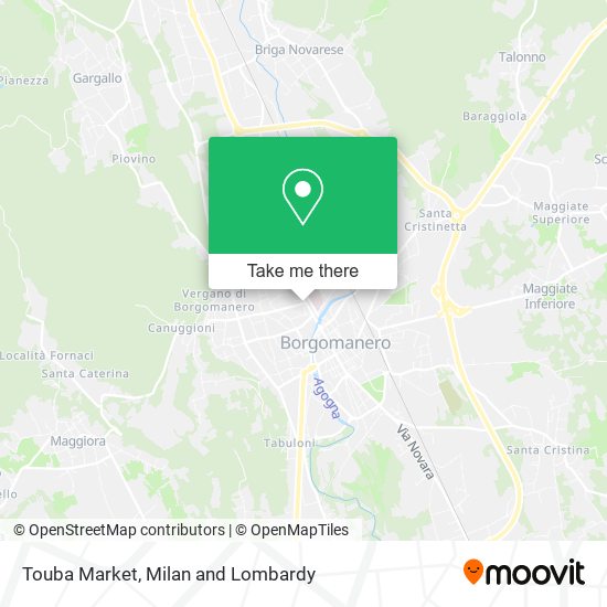 Touba Market map
