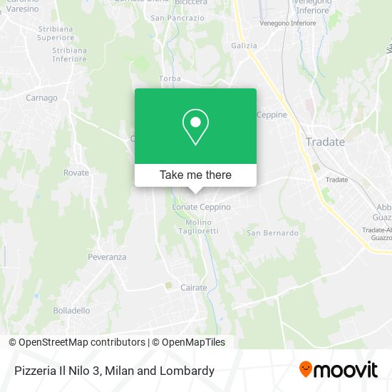 Pizzeria Il Nilo 3 map