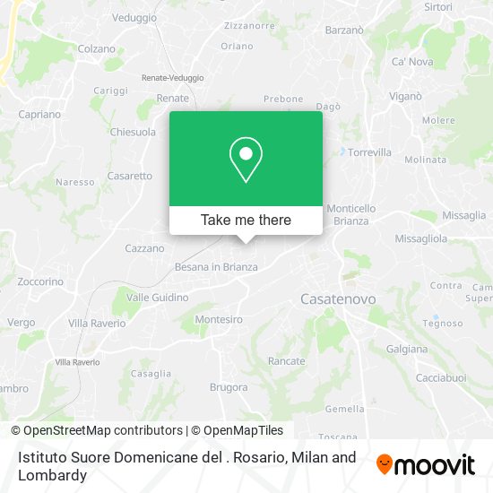 Istituto Suore Domenicane del . Rosario map