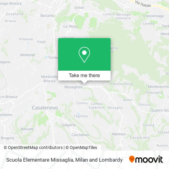 Scuola Elementare Missaglia map
