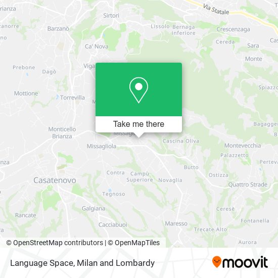 Language Space map