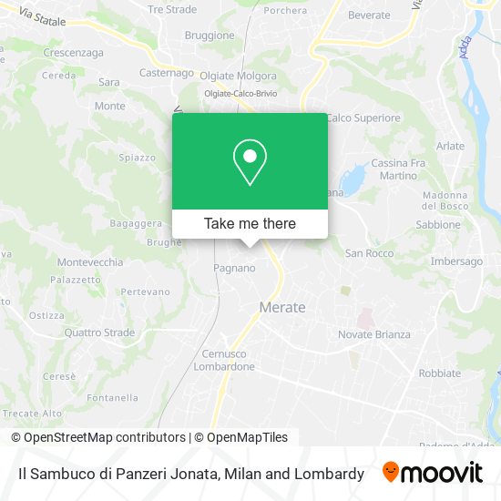 Il Sambuco di Panzeri Jonata map