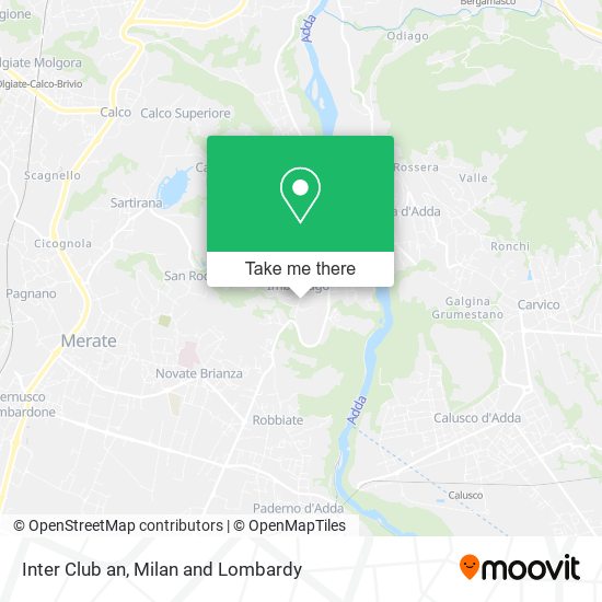 Inter Club an map