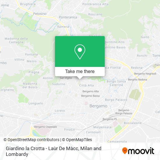 Giardino la Crotta - Laùr De Màcc map
