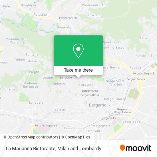 La Marianna Ristorante map