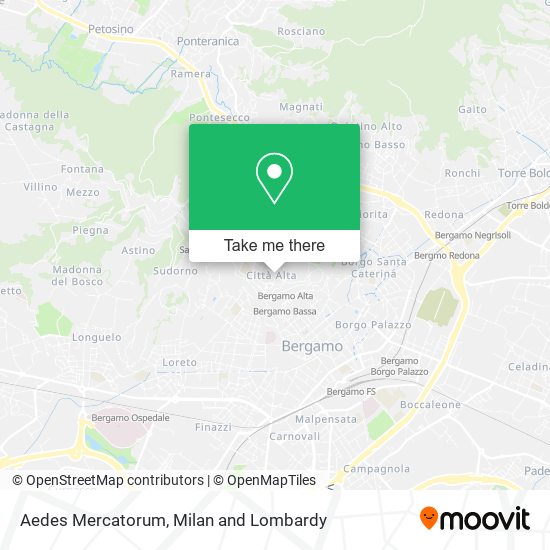 Aedes Mercatorum map