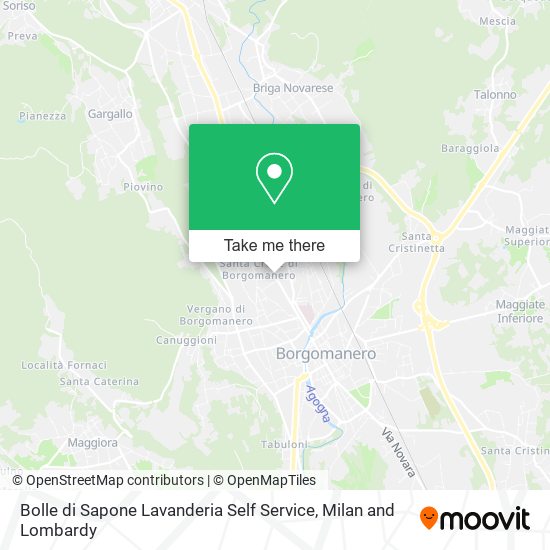 Bolle di Sapone Lavanderia Self Service map
