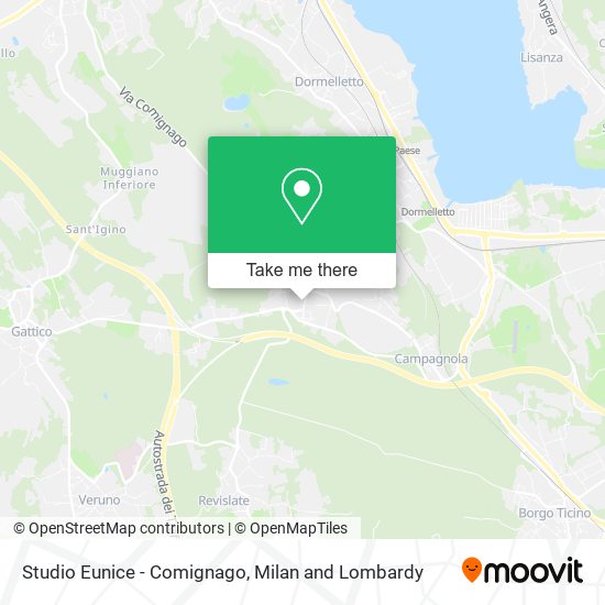 Studio Eunice - Comignago map