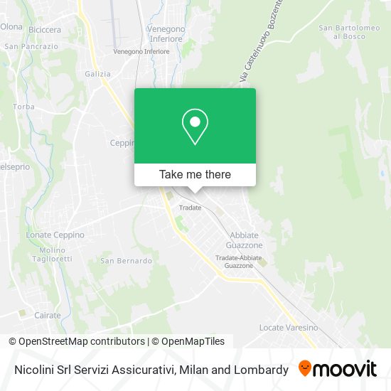 Nicolini Srl Servizi Assicurativi map
