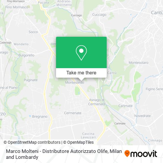 Marco Molteni - Distributore Autorizzato Olife map