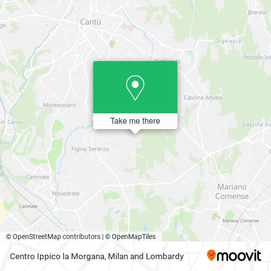 Centro Ippico la Morgana map