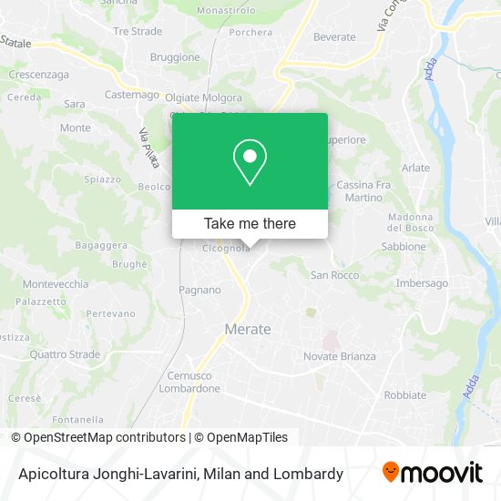 Apicoltura Jonghi-Lavarini map