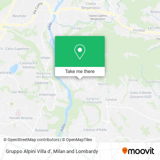 Gruppo Alpini Villa d' map