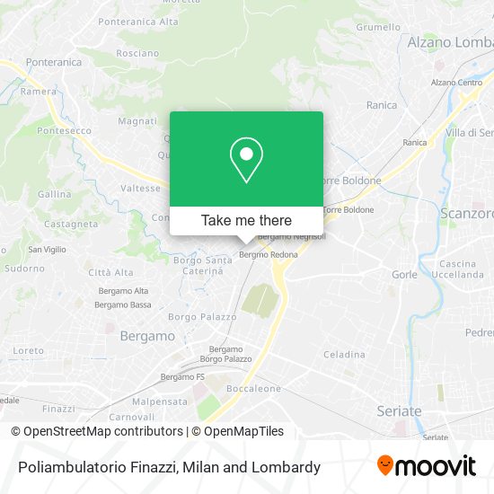 Poliambulatorio Finazzi map