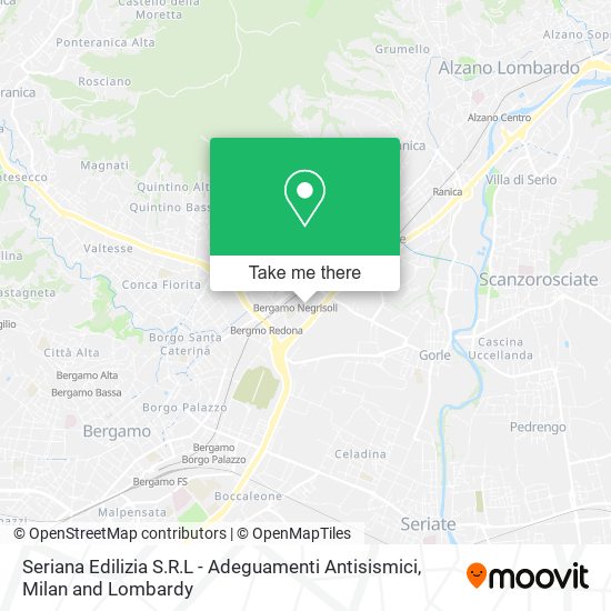 Seriana Edilizia S.R.L - Adeguamenti Antisismici map