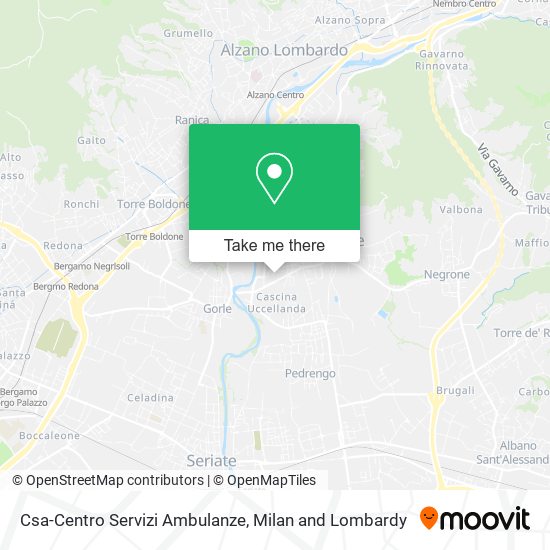 Csa-Centro Servizi Ambulanze map