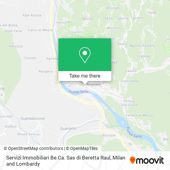 Servizi Immobiliari Be.Ca. Sas di Beretta Raul map