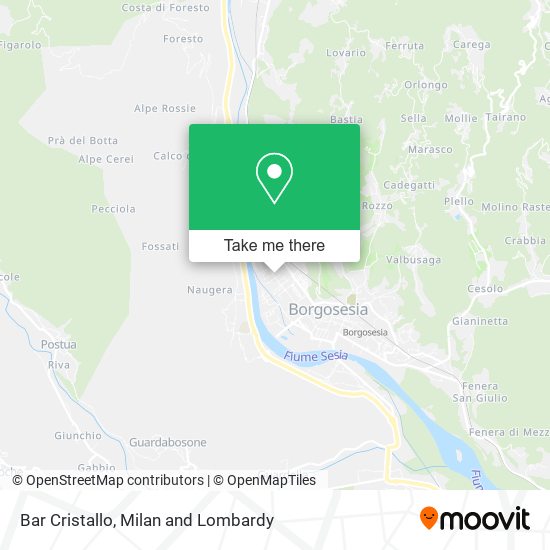 Bar Cristallo map