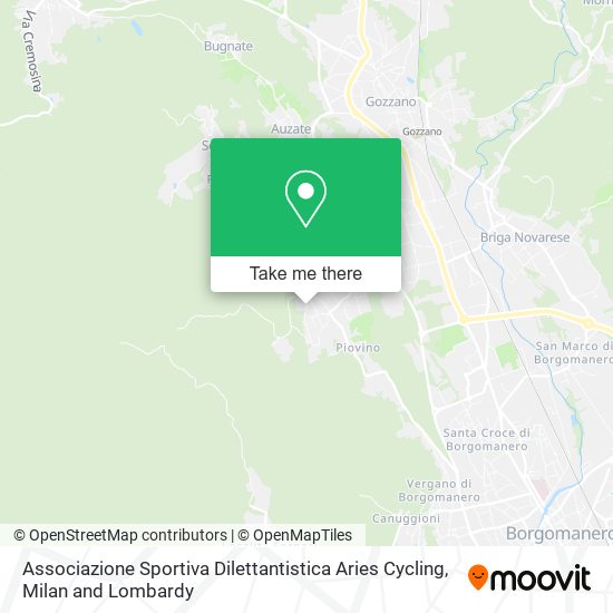 Associazione Sportiva Dilettantistica Aries Cycling map