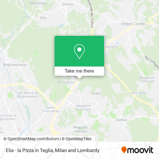 Elia - la Pizza in Teglia map