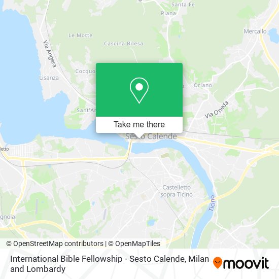 International Bible Fellowship - Sesto Calende map