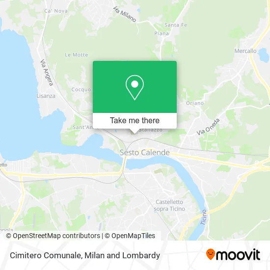 Cimitero Comunale map