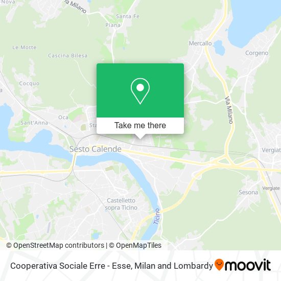 Cooperativa Sociale Erre - Esse map