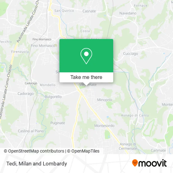 Tedi map