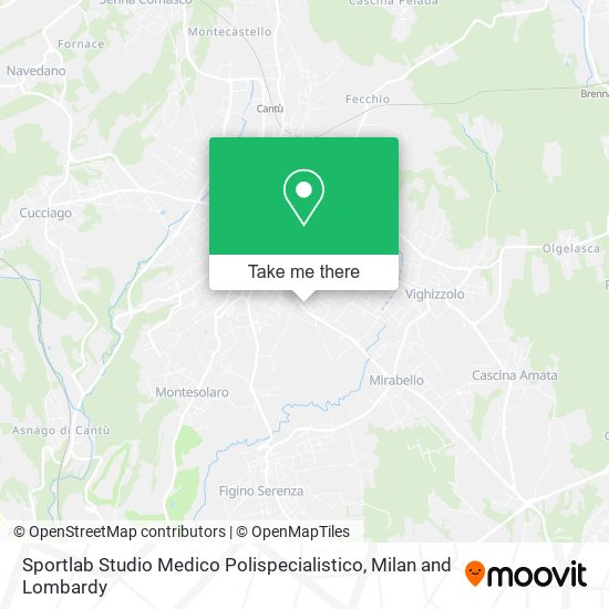 Sportlab Studio Medico Polispecialistico map