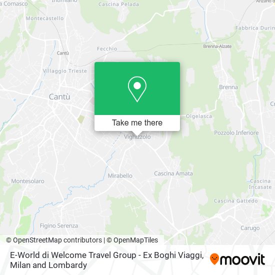 E-World di Welcome Travel Group - Ex Boghi Viaggi map