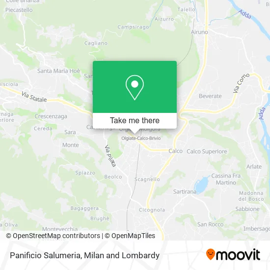 Panificio Salumeria map