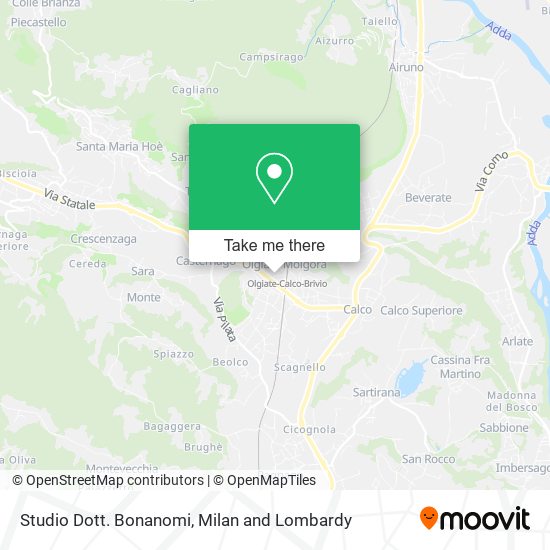 Studio Dott. Bonanomi map