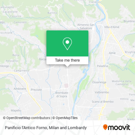 Panificio l'Antico Forno map