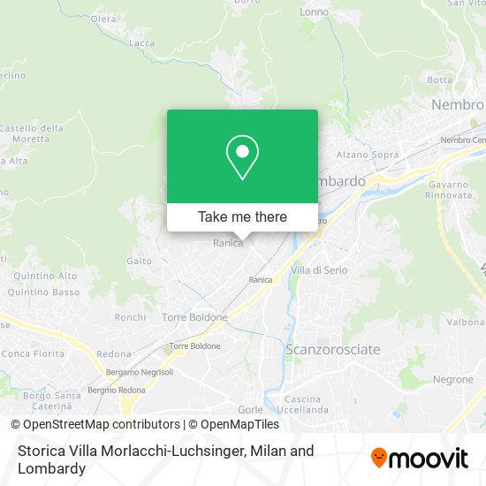 Storica Villa Morlacchi-Luchsinger map