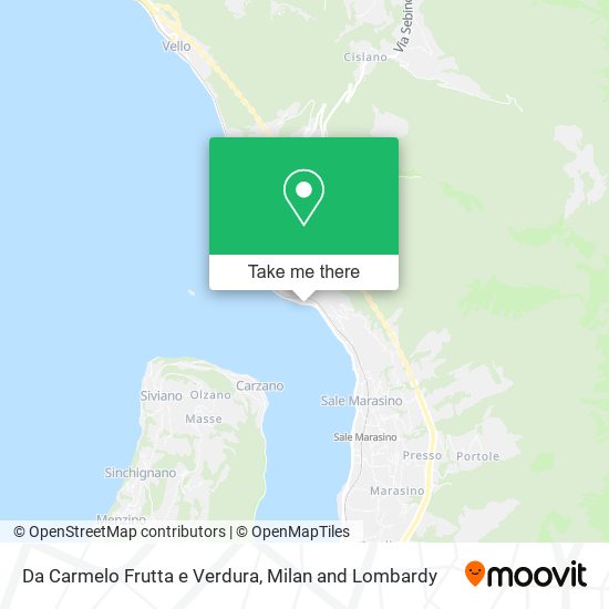 Da Carmelo Frutta e Verdura map